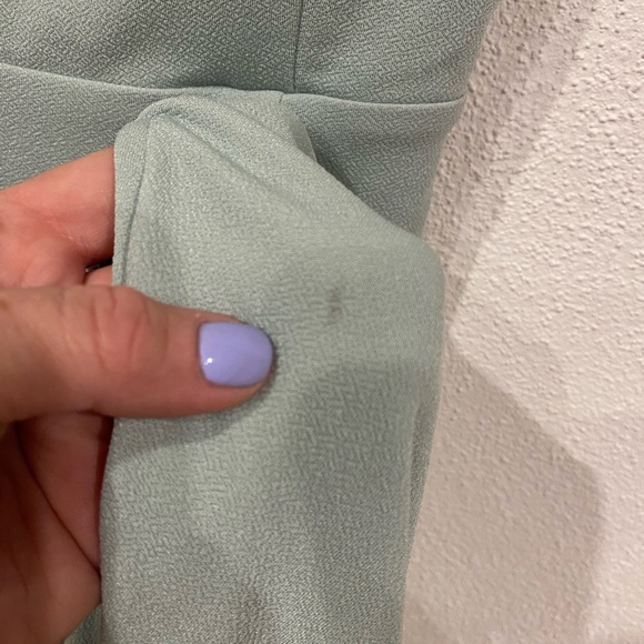 Birdy Grey Benny Tie Back Dress in Crepe Sage Size Small VGUC - Picture 4 of 7